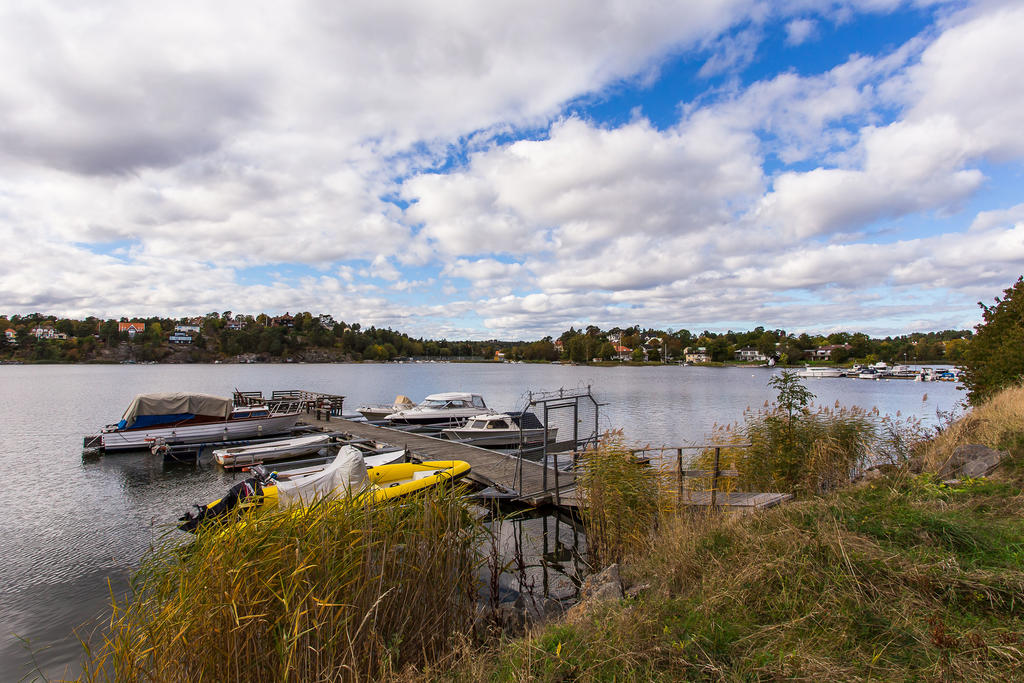 Föreningens brygga i Neglingeviken