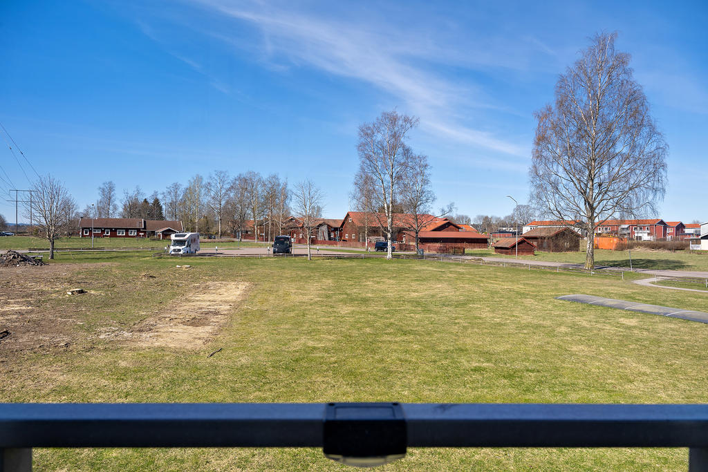 Vyn från balkongen. 