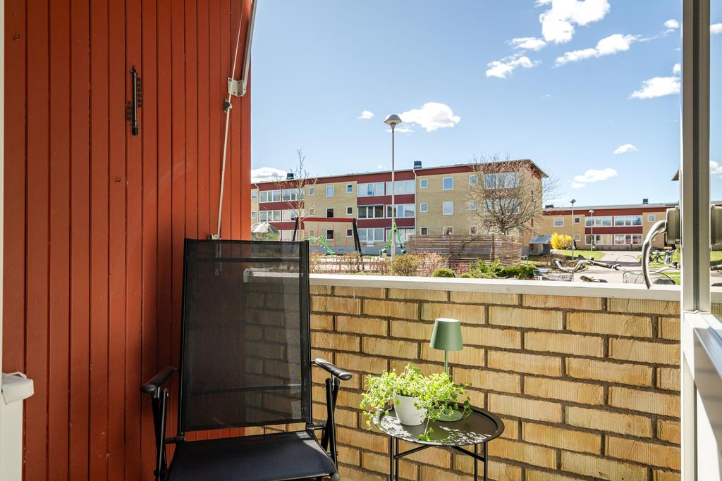 Trevlig utsikt mot gården