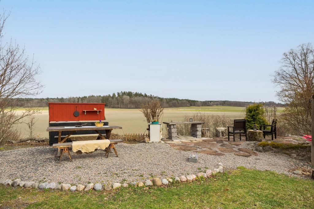 Uteplats med utekök