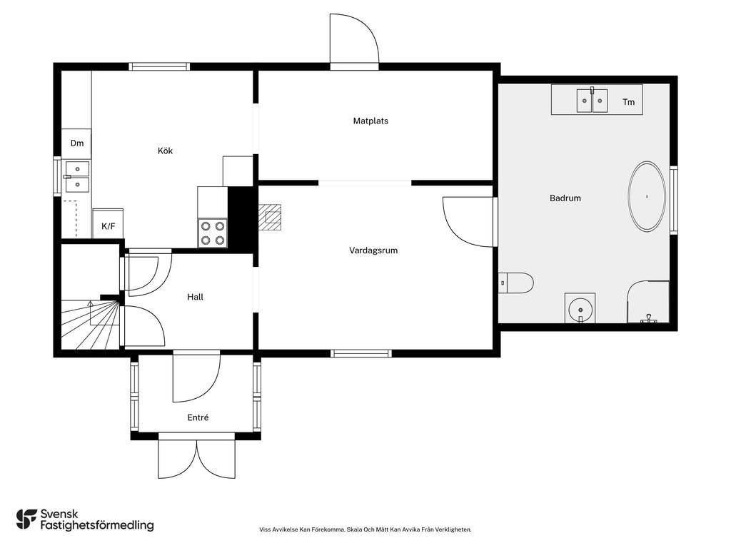 Planlösning entréplan