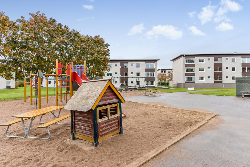 En av flera lekplatser