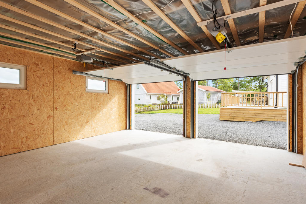Garage invändigt 