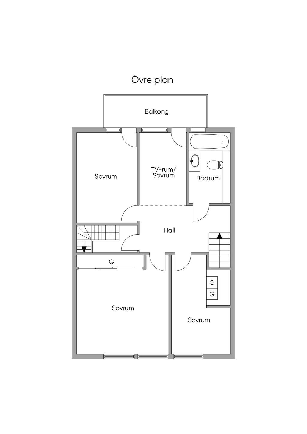 Planskiss, Övre Plan 2D