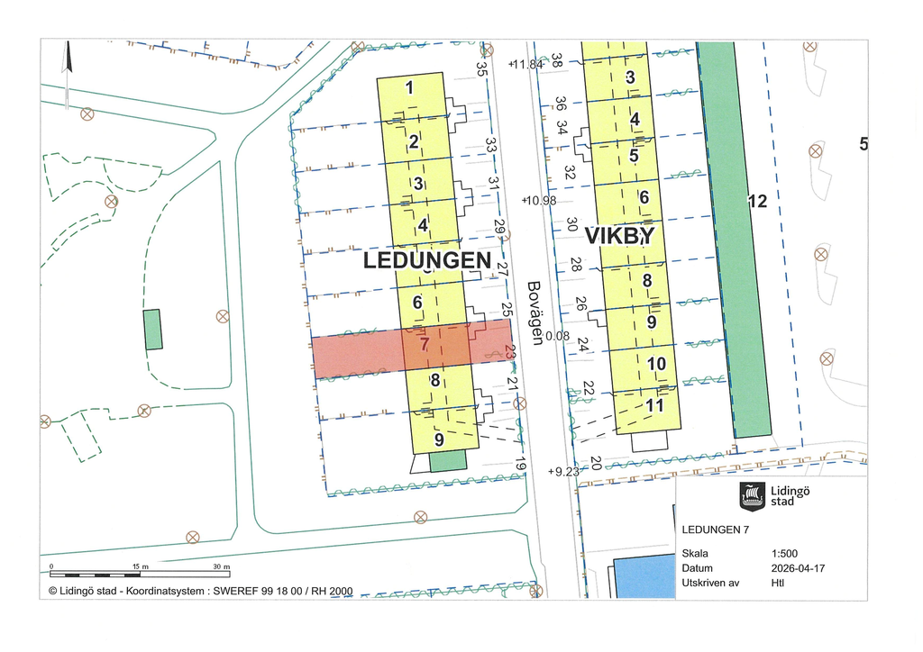 Tomtkara Bovägen 23 i Lidingö 