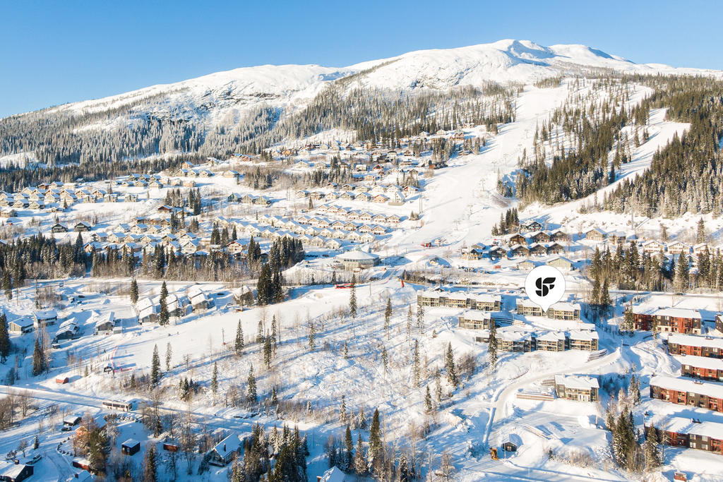 Både till och från skidåkningen glider du med lätthet utan att behöva ta bilen. 