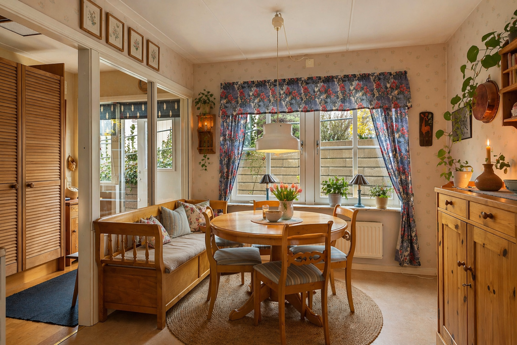 Matplatsen är stylad med hjälp av AI