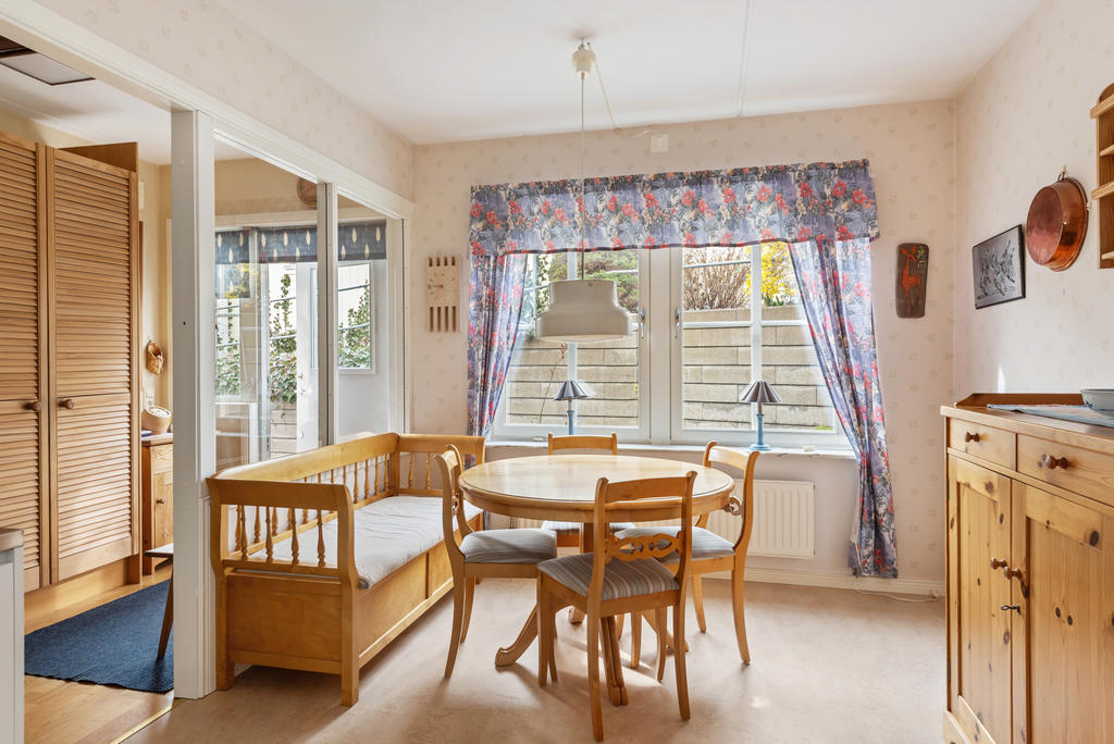 Matplatsen som är ljus och fin