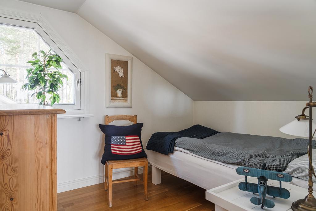Sovrum på loft