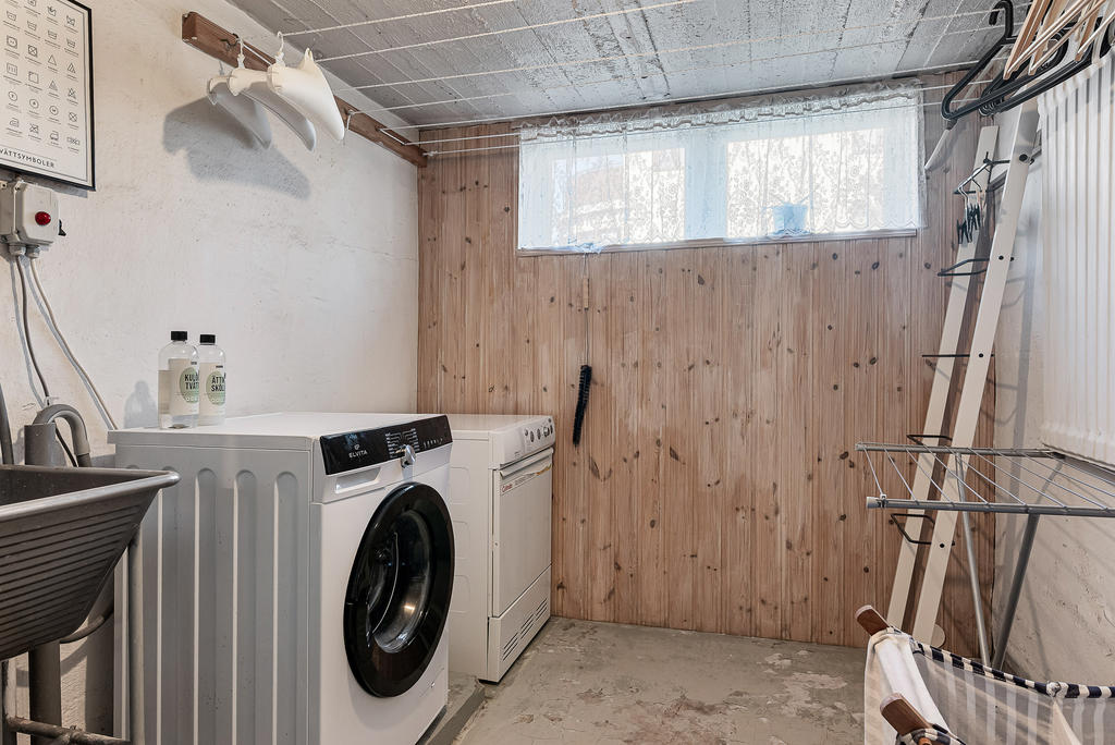 Tvättstuga i källaren