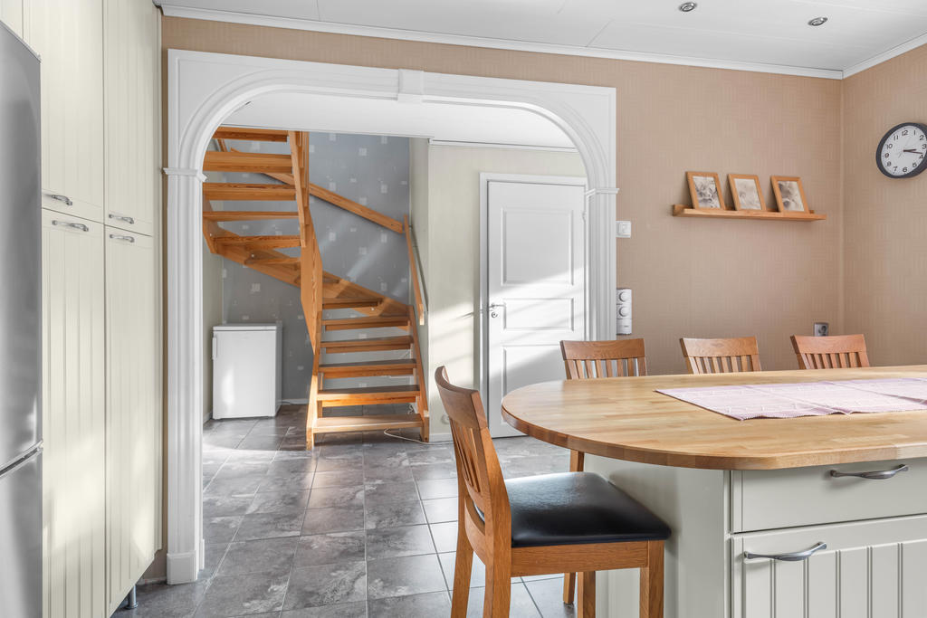 Öppning mellan hallen och köket