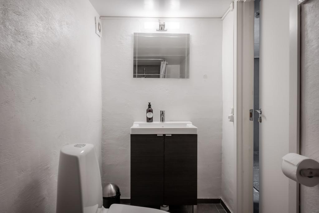 Badrum i källarplan