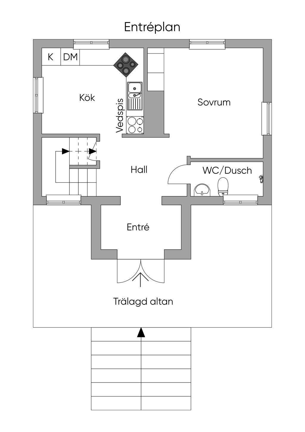 Planlösning Entréplan
