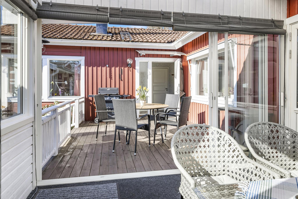 Öppning mot uteplats