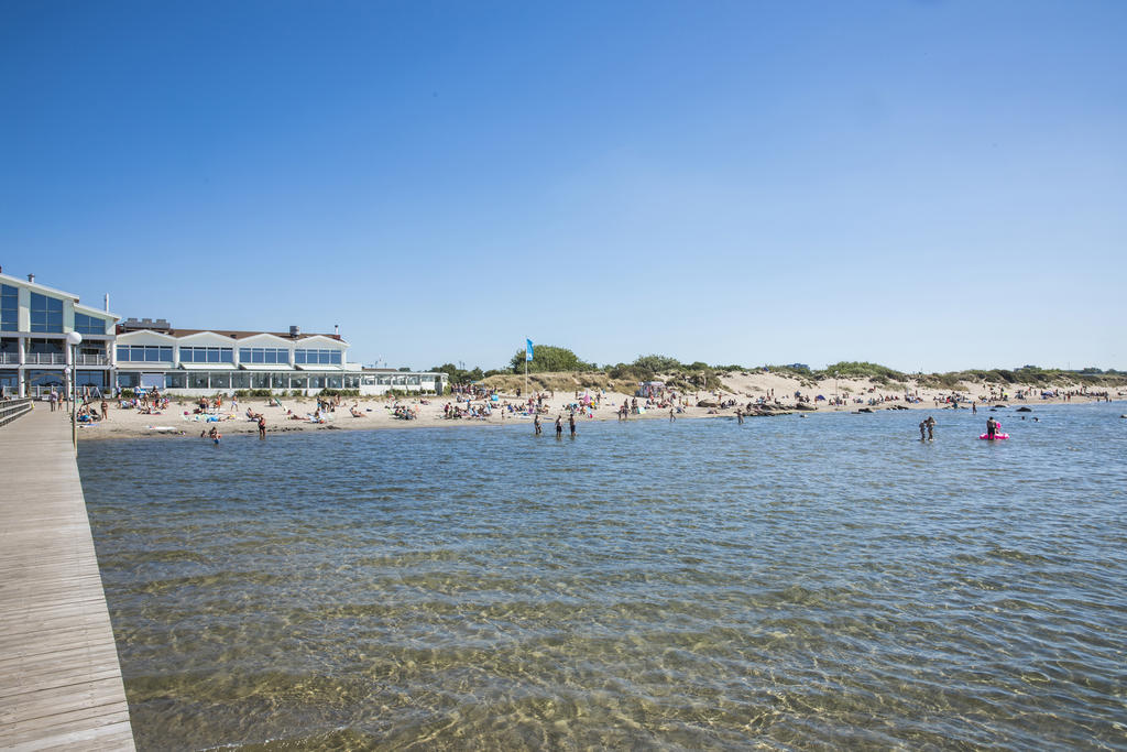 Badbryggan vid Skrea Strand/Strandbaden