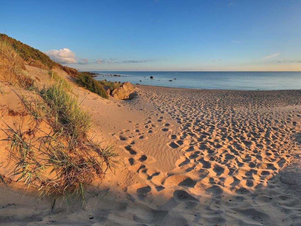 Skrea Strand i kvällsljus!