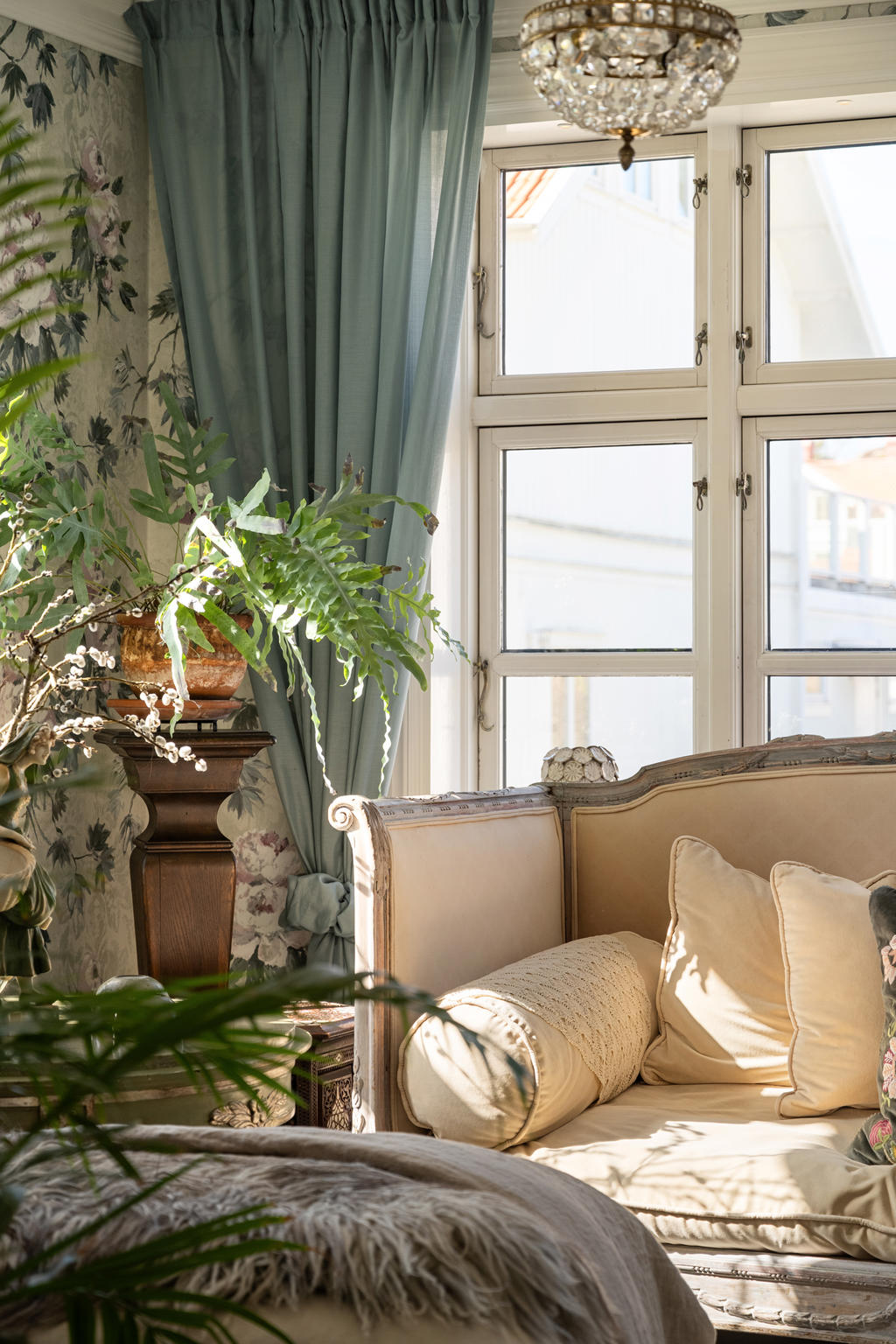 Detaljbild vardagsrum.