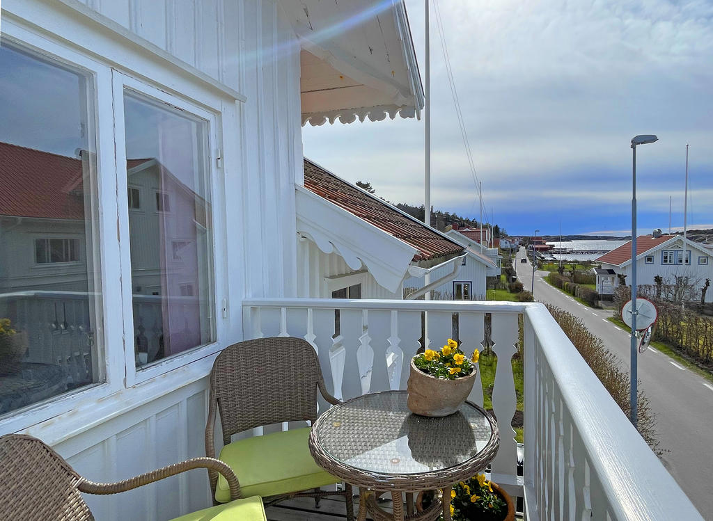 Underbar vy från balkongen.