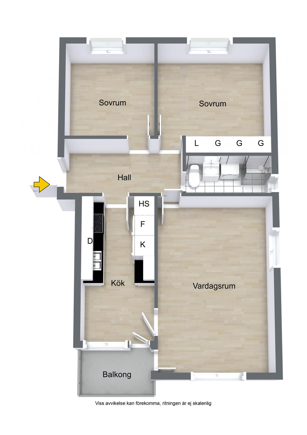 Nuvarande planlösning