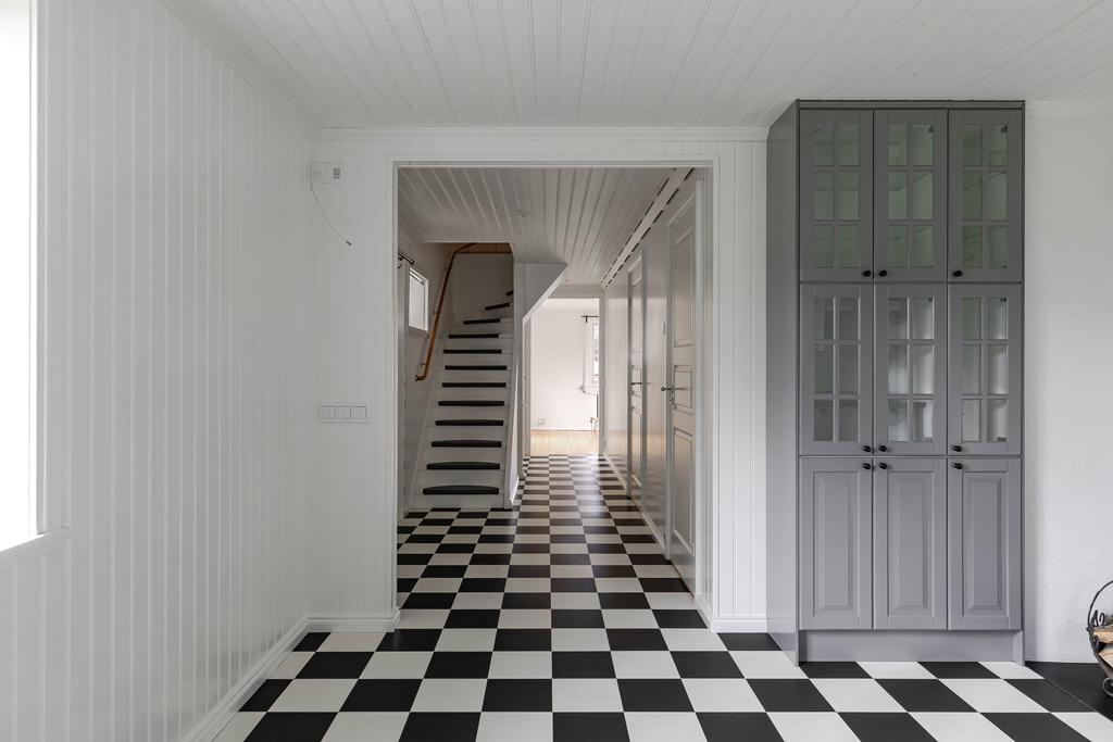 Kök mot hall