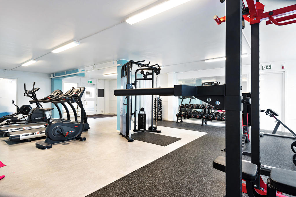 Föreningens fräscha gym i nummer 28