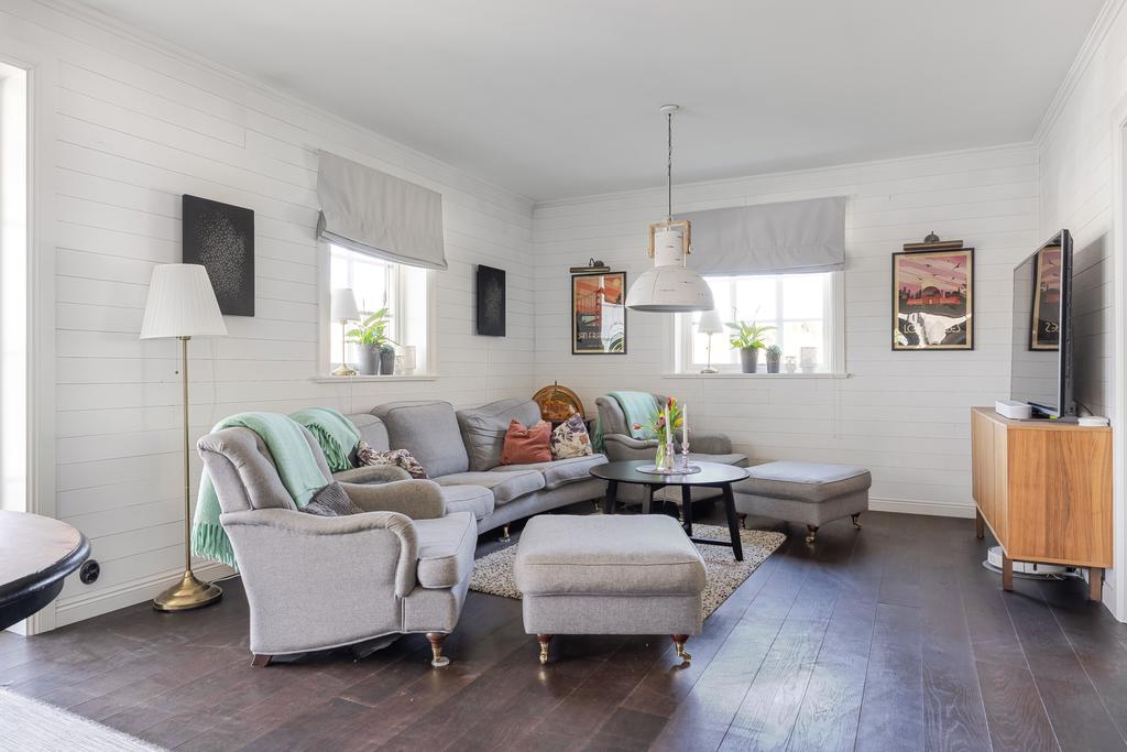 Plats för soffgrupp. 