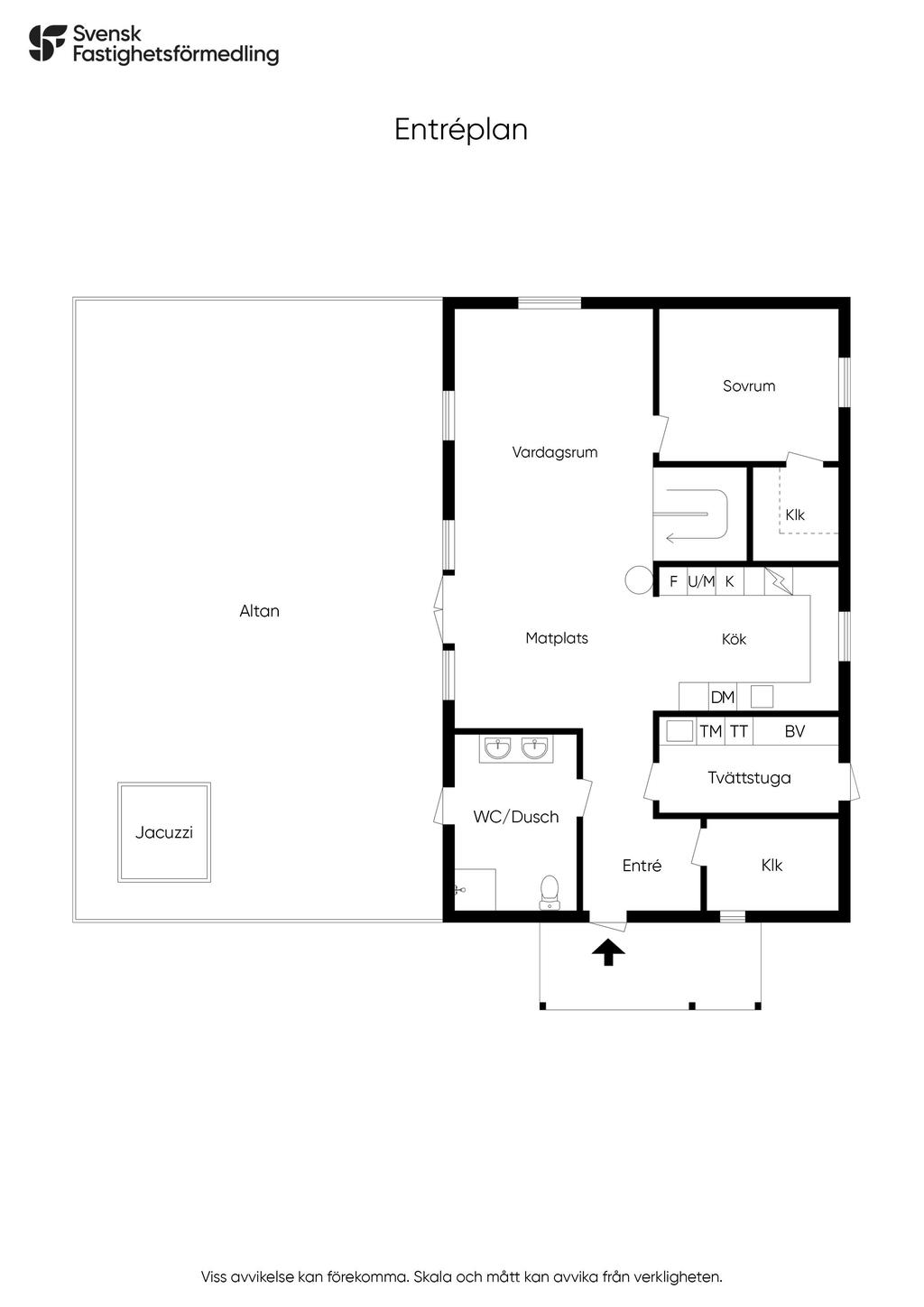 Planlösning entréplan