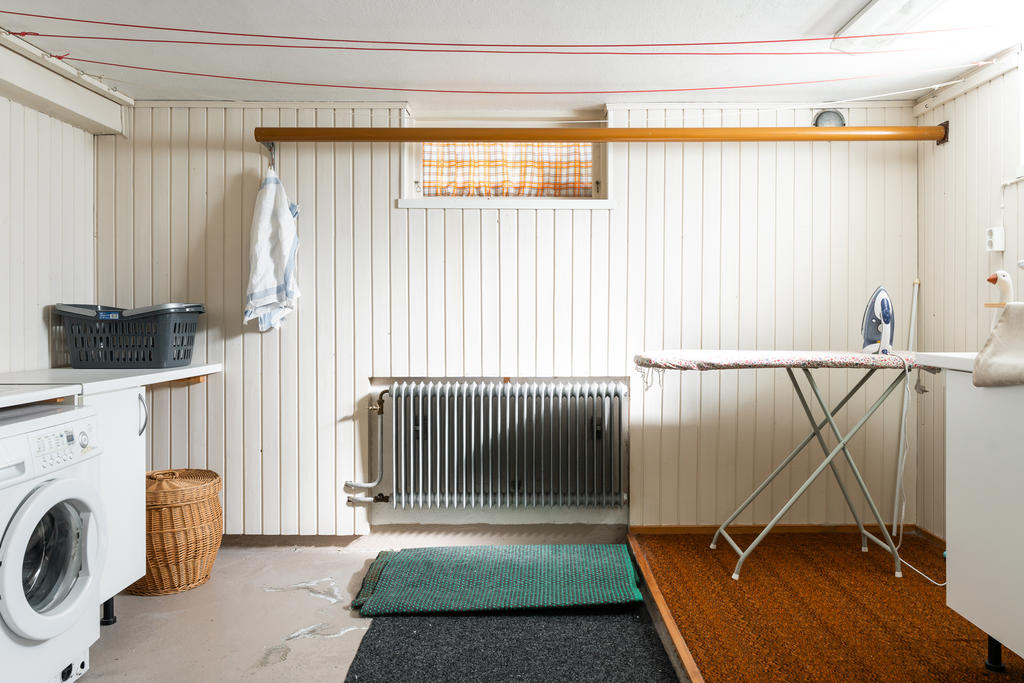 Tvättstuga i källaren 