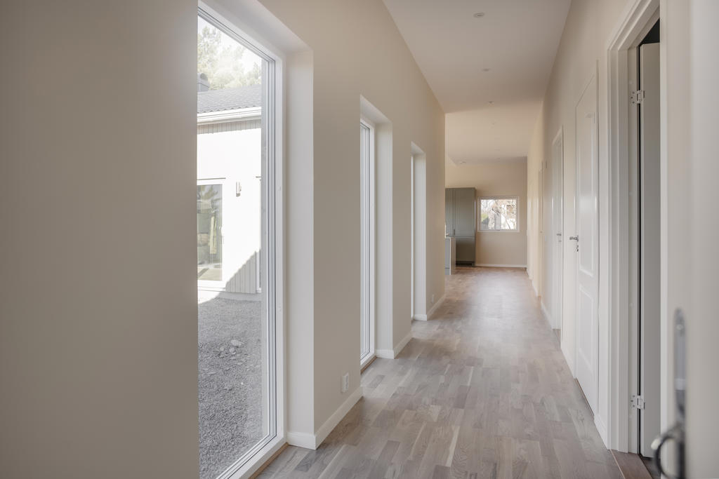 Exempelhus 1, standardparkett