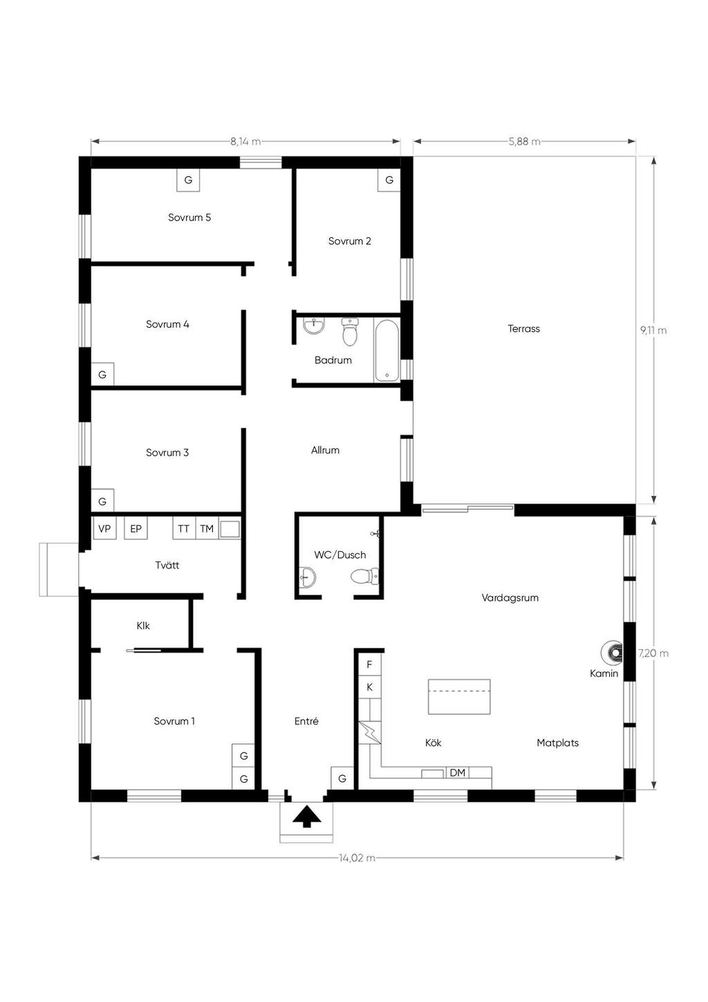 Exempelhus 3