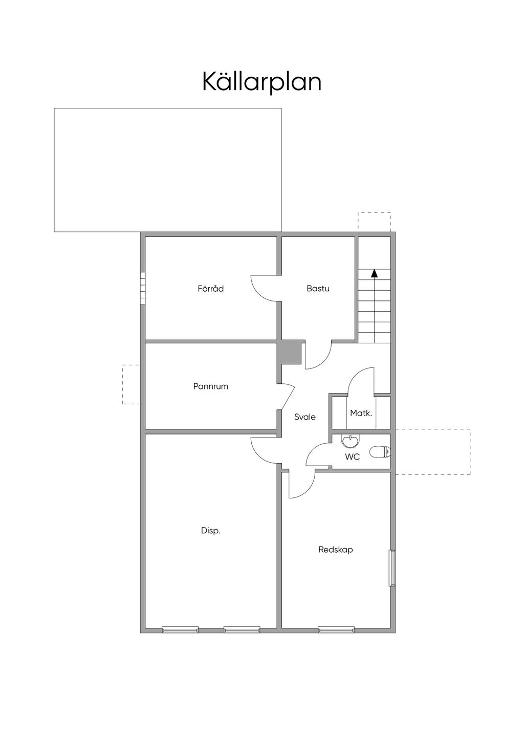 Planlösning källarplan