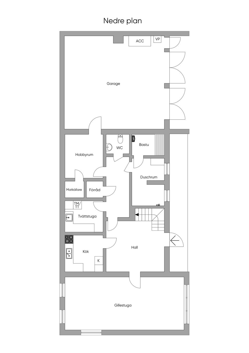 Nedre plan