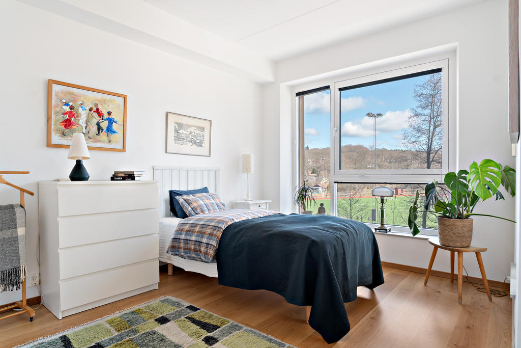 Sovrum med fin utsikt 