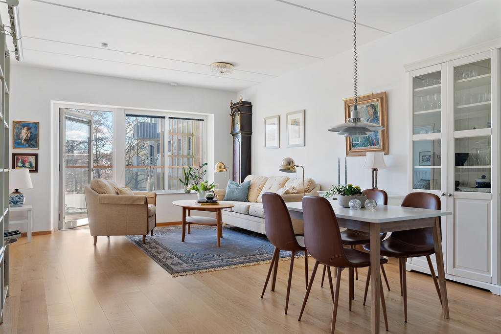 Ljus och öppen planlösning