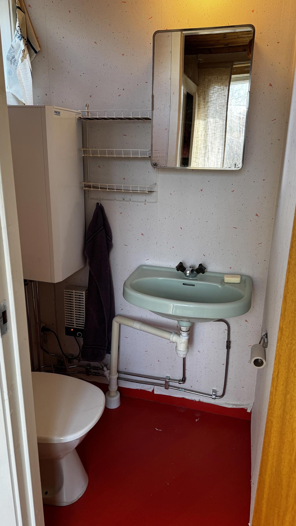 Wc-rum  i gästhuset