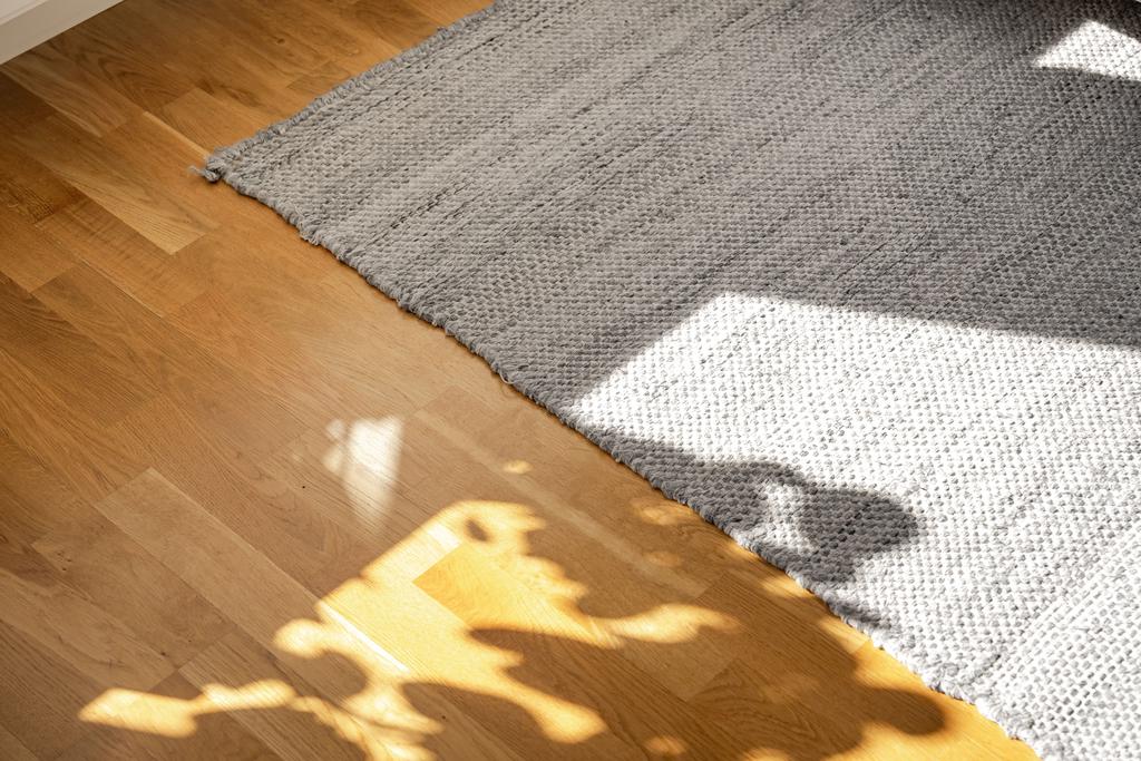 Ekparkett genomgående i bostaden