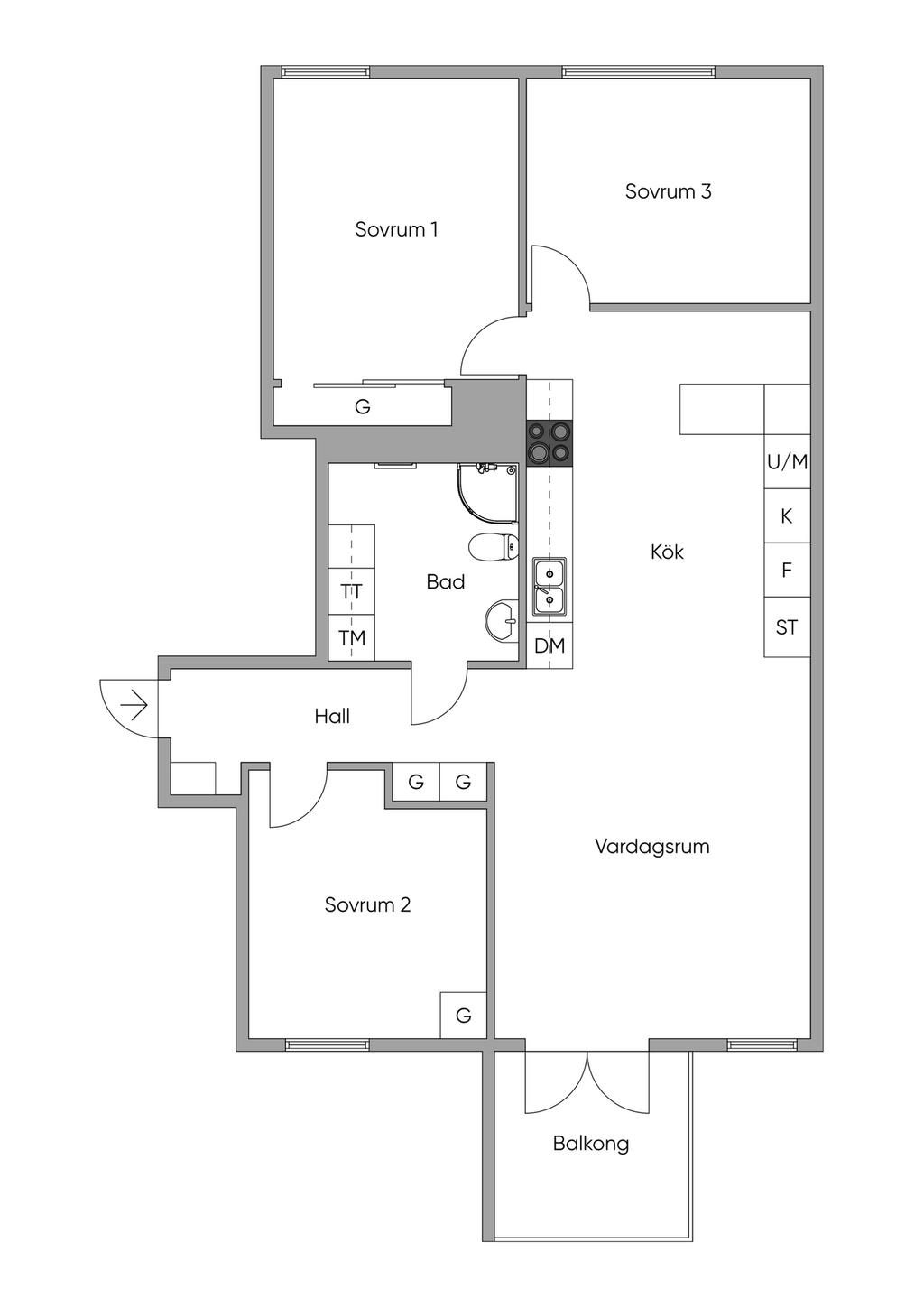 Alternativ planritning