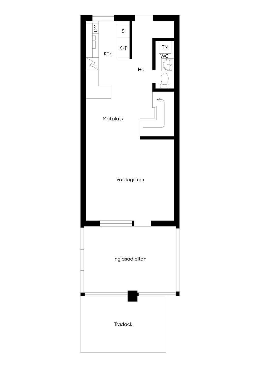 Planritning entréplan.