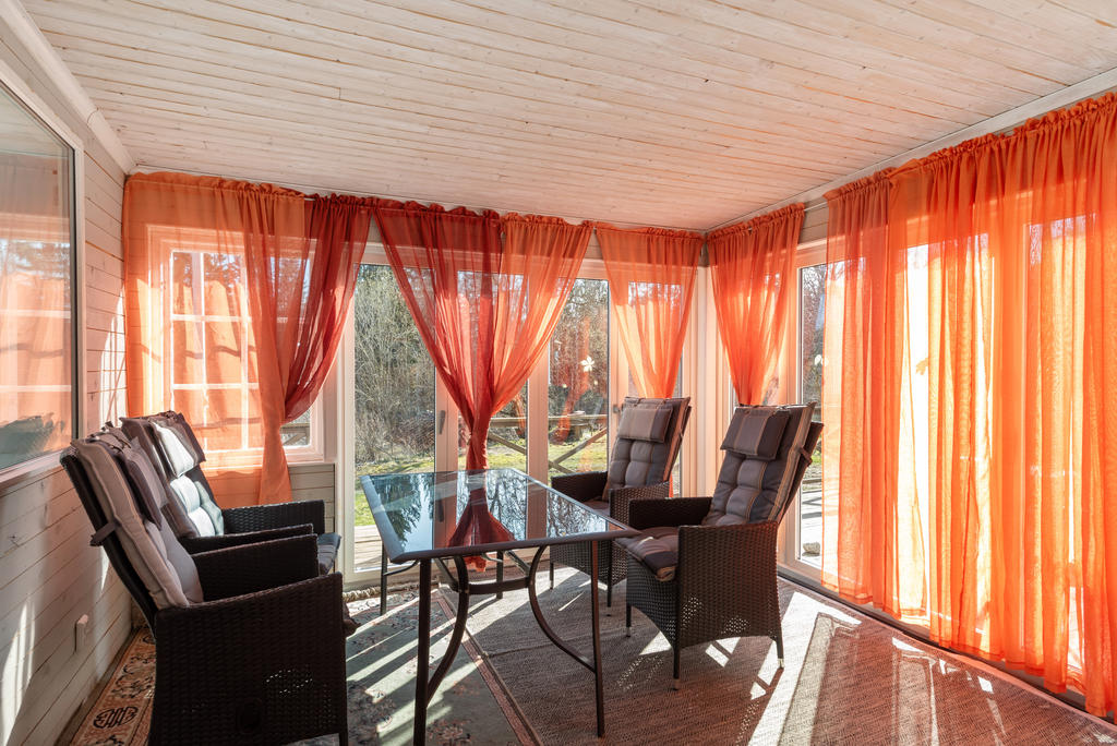 Inglasat uterum, entré