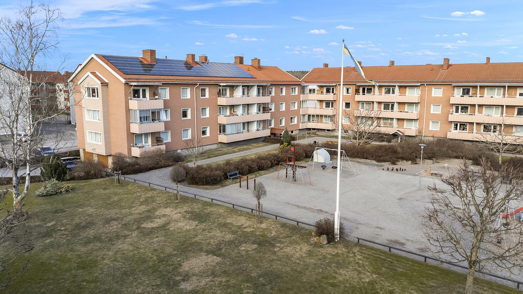 Trevlig innergård 