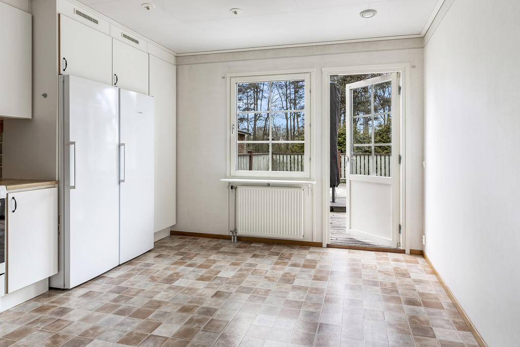 Kök med utgång till altan