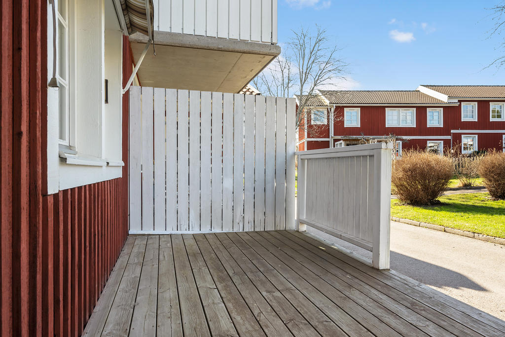 Uteplats på framsida