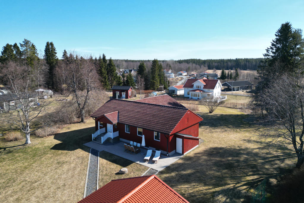 Bild från över garagetaket