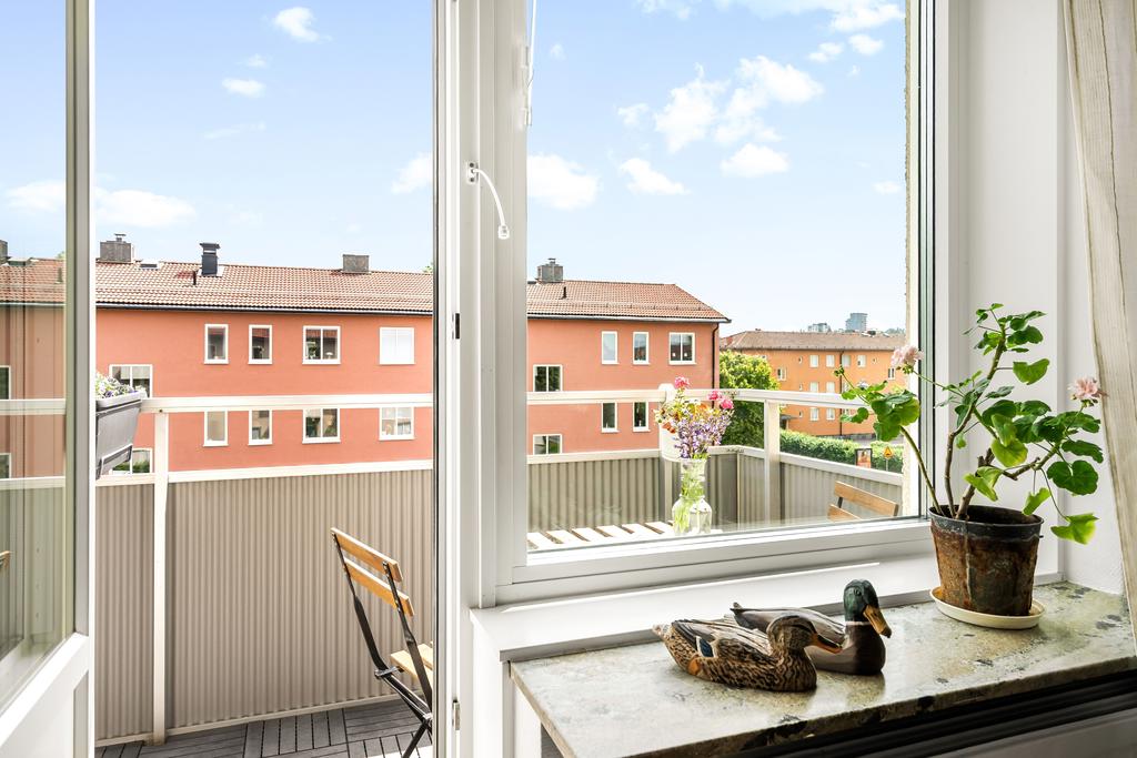 Balkong i söderläge!
