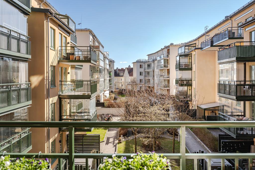 Trevlig utsikt mot innergården