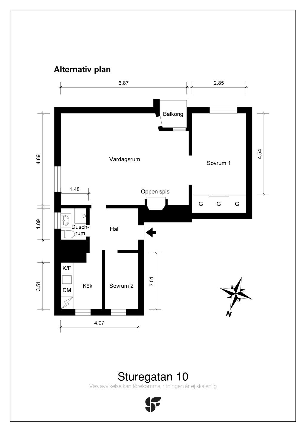 Alternativ planritning 