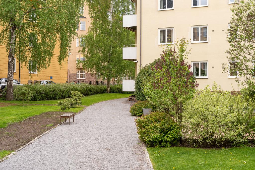 Välskött och lugn innergård 