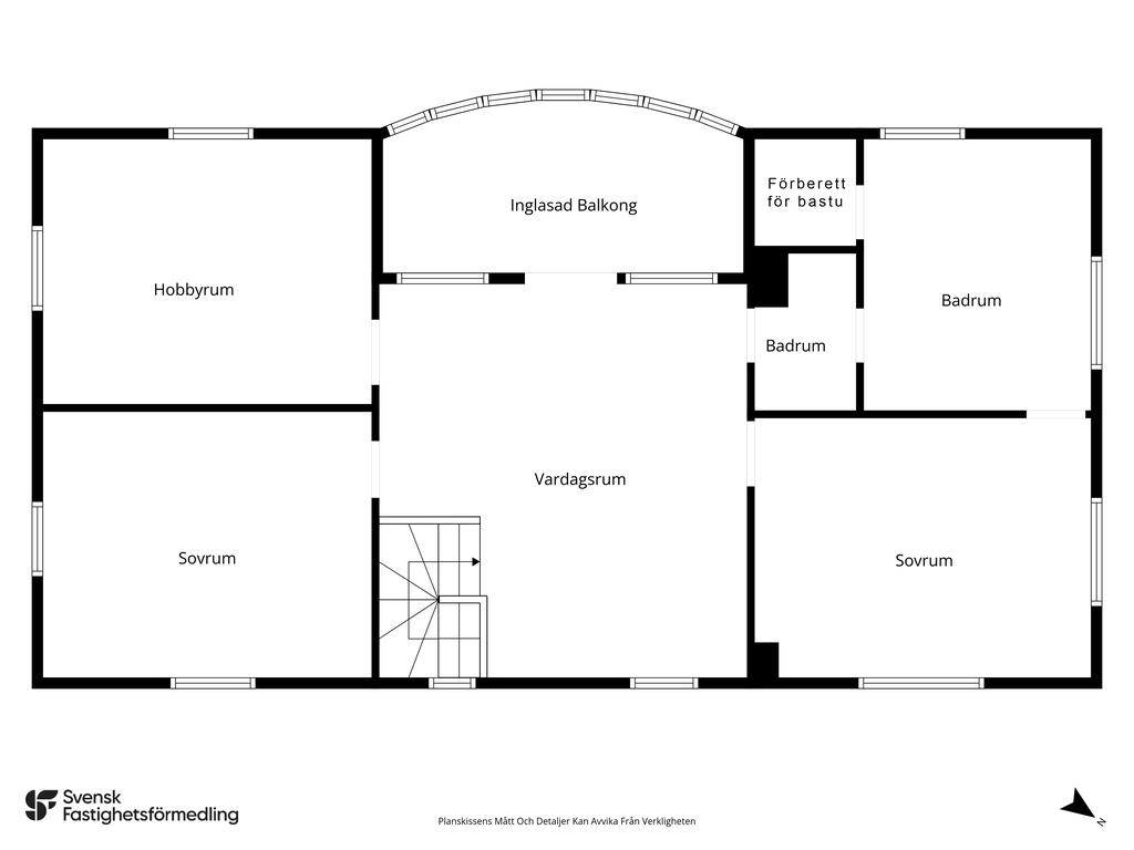 Planlösning övreplan