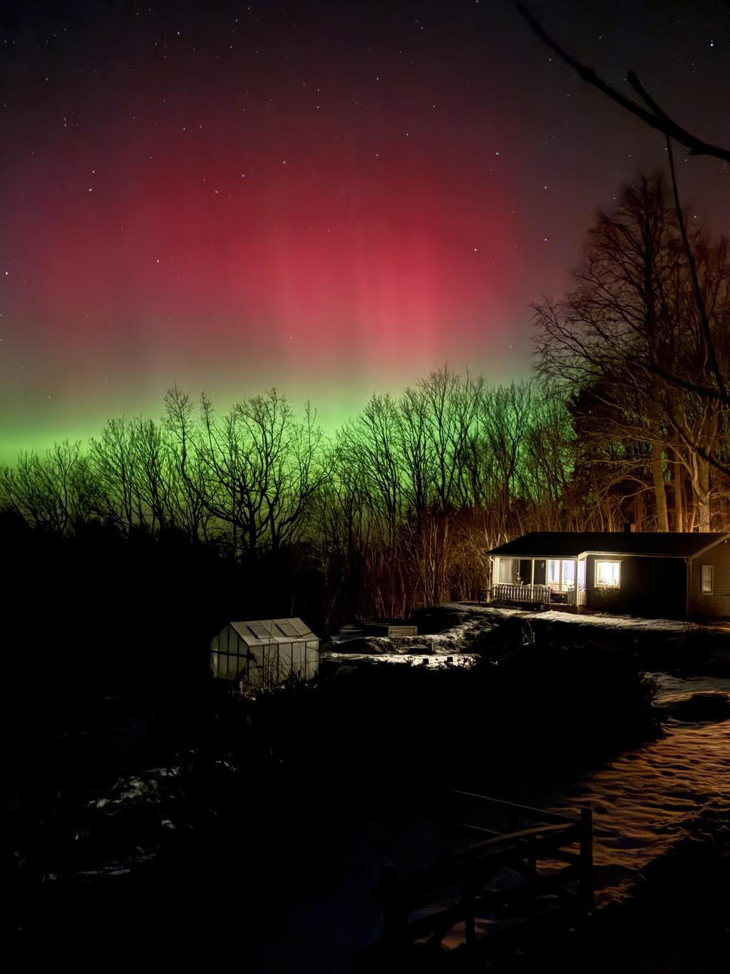 Säljarens bild på ett vackert norrsken