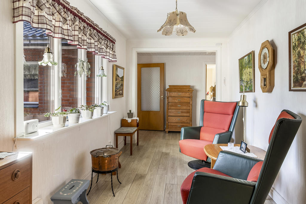 Ljus och välkomnande hall